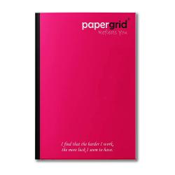 PAPERGRID NOTEBOOK- SOFT COVER- UNRULED- 29.7 X 21 CM- 160 PAGES